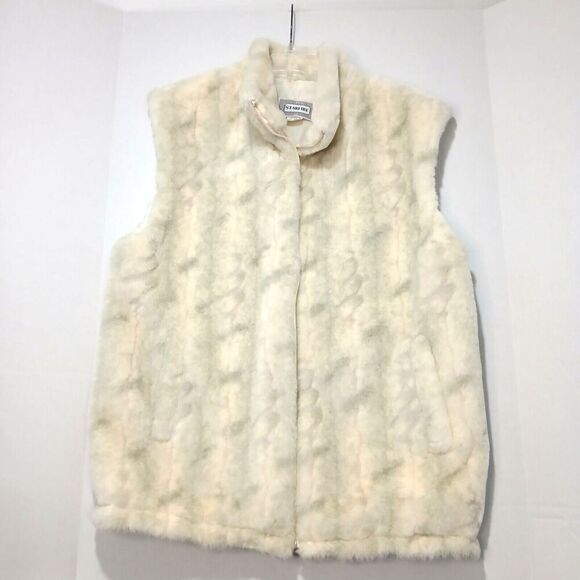 Starfire Size Med Zip up Vest, Very Classy Warm & Cozy Callar Vest. - Picture 1 of 13